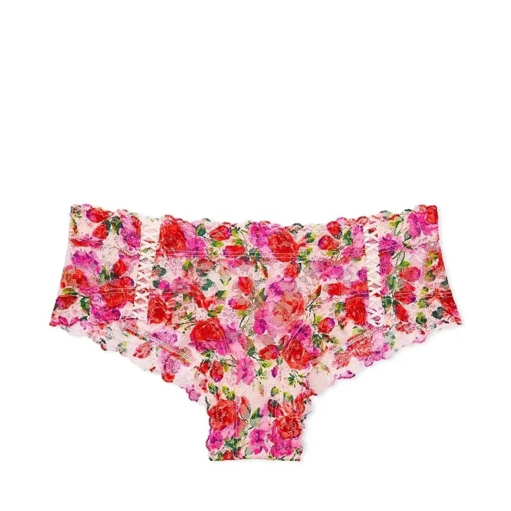 Victoria's Secret The Lacie Cheeky Panty Multi Floral Large NEW